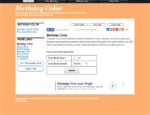 Tablet Screenshot of birthdaycolor.com
